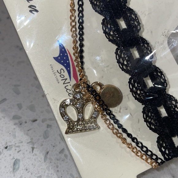 Choker with Chain Crown NEW - Picture 3 of 9